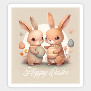 Magical Easter Bunnies Sticker